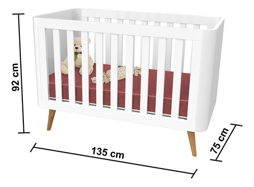 Cuna Madera Agatha 3 En 1 - Kidscool