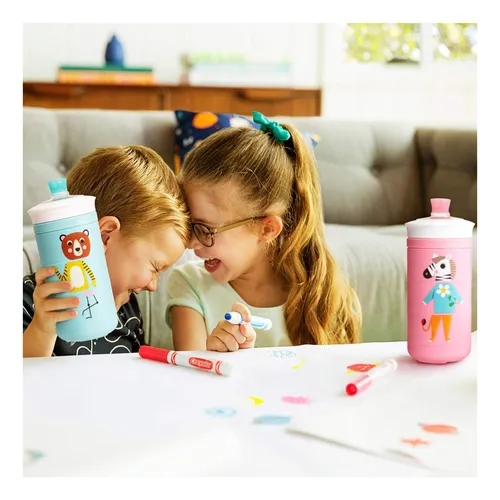 Vaso Antiderrame Twisty Munchkin Animales Divertidos, 266 Ml