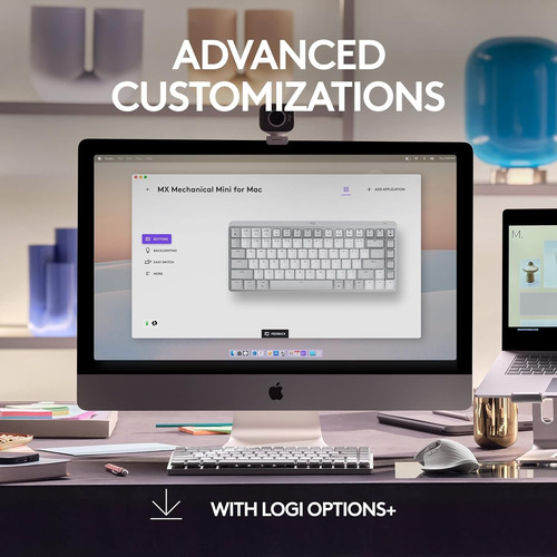 Interruptores De Teclado Inalámbrico Logitech Mx Mini De Per