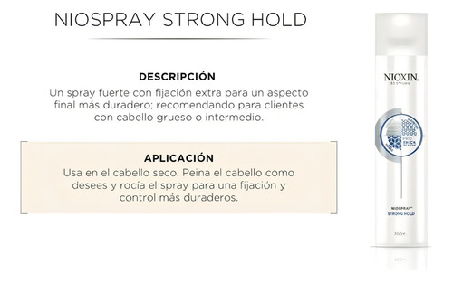 Nioxin 3d Styling Niospray Strong Hold 400ml