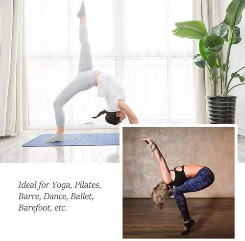 Imagen 3 de 7 de 2 Pares De Calcetines De Yoga, Antideslizantes, Pilates, Yog
