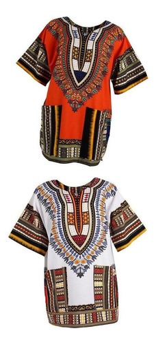 Bien 2 Peças Camisa Masculina Dashiki Bordado Africano