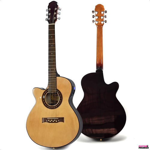 Guitarra Acustica Zurdo Pickguard Cenefa Premium Garantia