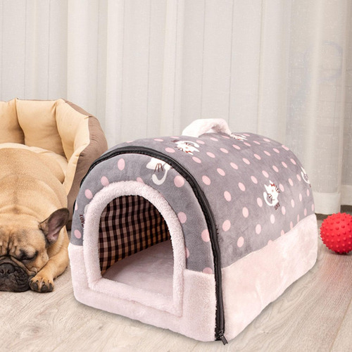 Tienda Para Mascotas, Cama Tipo Cueva, Casa Para Gatos, M
