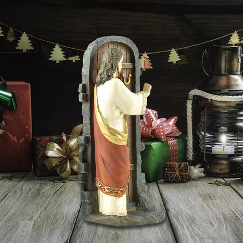 Figura De Estatua De Jesús Golpeando De Navidad De 5