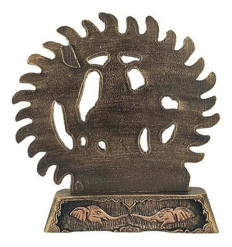 Estátua Shiva No Círculo De Fogo 19cm 14029