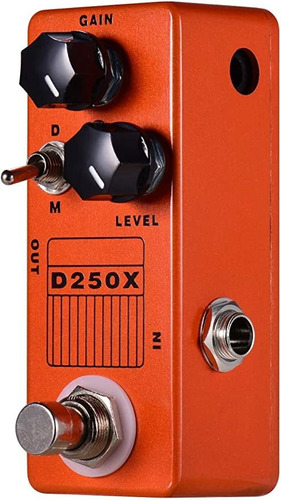 Moskyaudio Mini Pedal De Preamplificador Overdrive Con Inte.