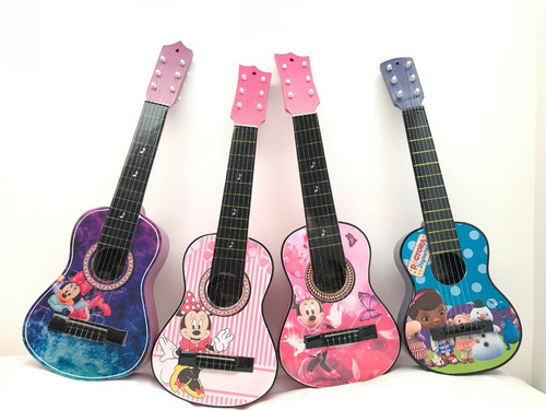 Guitarras Niños De 1 A 4 Años Forro -nuevos Diseños+ Correa