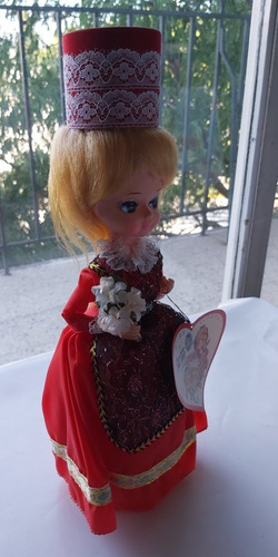 Muñeca Musical. Antigua De Colección. Román Doll Japonesa (Usado)