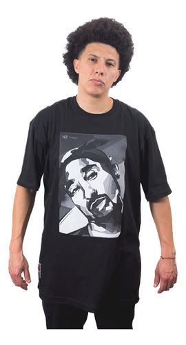 Remera Hombre Manga Corta Keel Over Tupac S24