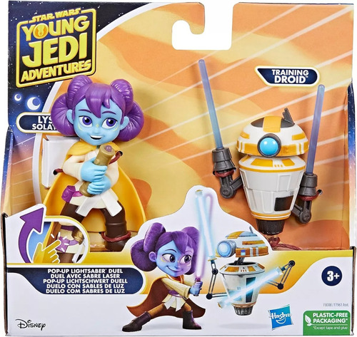 Figura Star Wars Young Jedi Adventures Lys Solay Y Droid