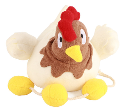 Juguete De Peluche Para La Dentición De Gallina, Suave Y Seg
