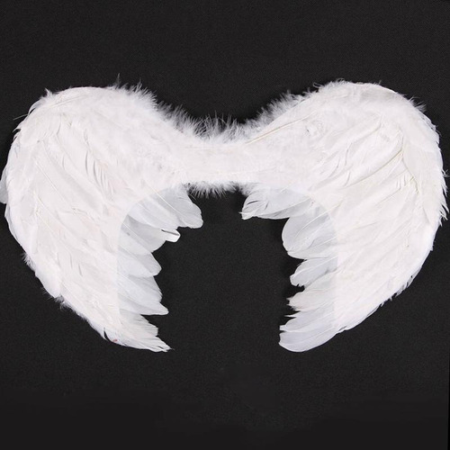 Disfraz Alas  Ángel Blancas  Plumas Mp294 Unisex Halloween