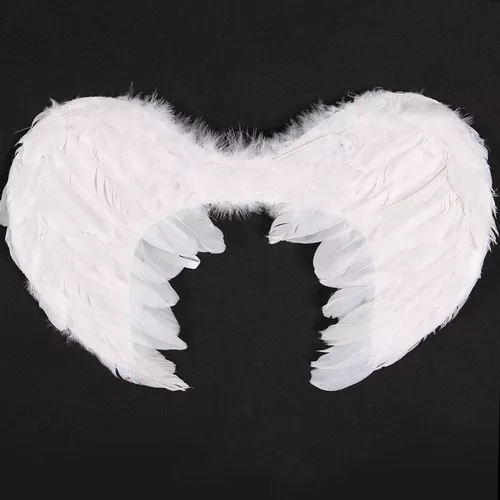 Disfraz Alas Ángel Blancas Plumas Mp294 Unisex Halloween