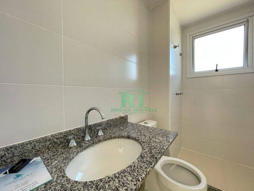 Imagem 8 de 24 de Cobertura Duplex Moderna, Vista Para O Mar, Beira Mar, Área De Lazer, 4 Dormitórios Sendo 3 Suítes, 2 Vagas De Garagem, Pitangueiras, Guarujá/sp. - Co0221