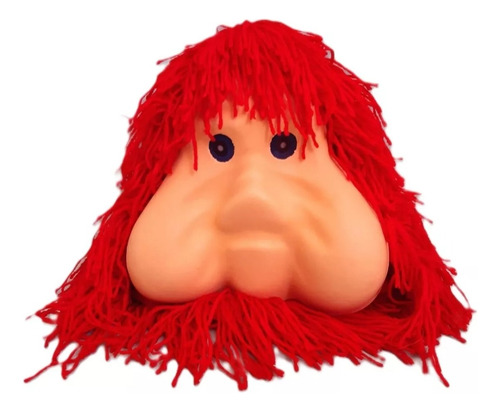 Máscara Fofão Adulto Vermelho Fofão