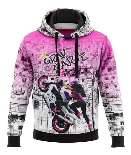 Conjunto Feminino de Quebrada  Moto Só Grau e Corte Favela - JOTAZ