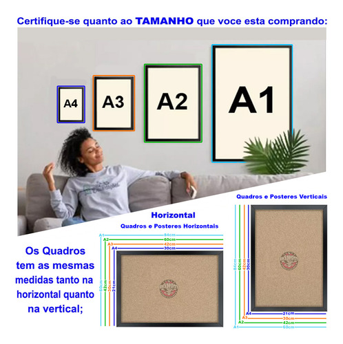 Quadro Arte Lendas Do Rock Nacional Com Moldura A2 60x42 Cm
