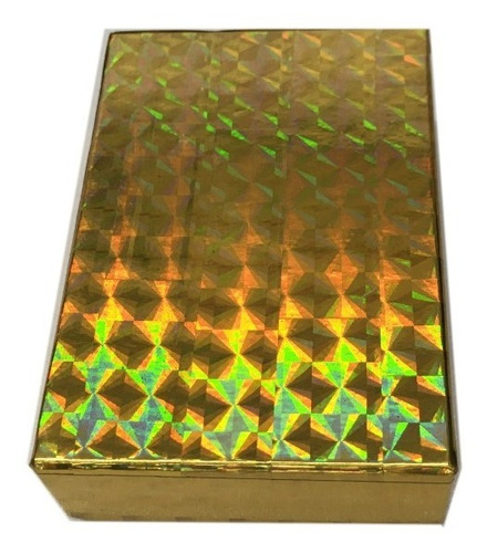100 Cajas Cartón/dorada/broquel/joyería/ 2x4.5x7