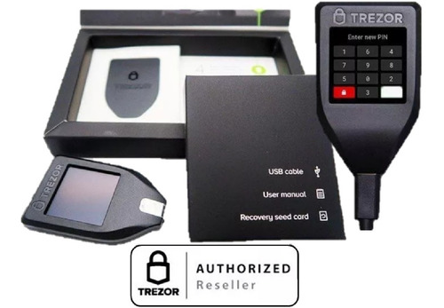 Trezor Model T Hardware Wallet Distribuidor Oficial Garantia
