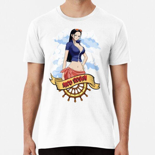 Remera Anime De Una Pieza-nico Robin N1 Algodon Premium