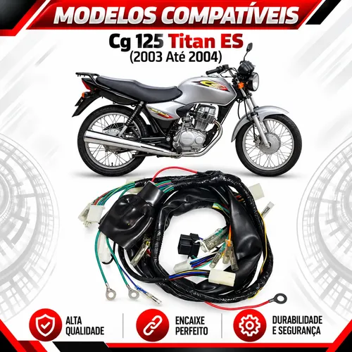 Chicote Principal Para Cg 125 Titan Ks 2002 2003 2004