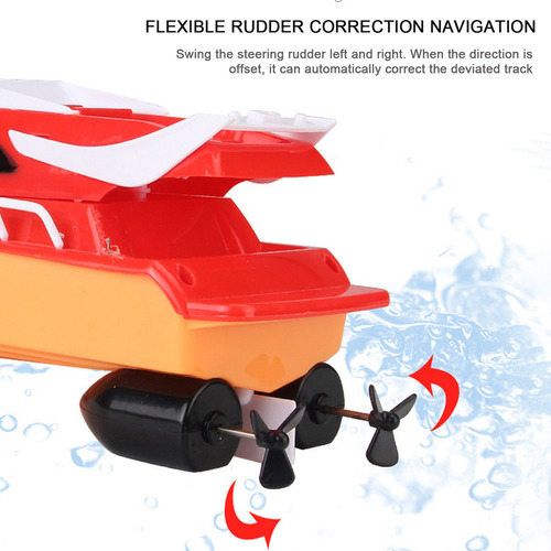 Lancha Motora C Cool Red Water Con Control Remoto Para Niños