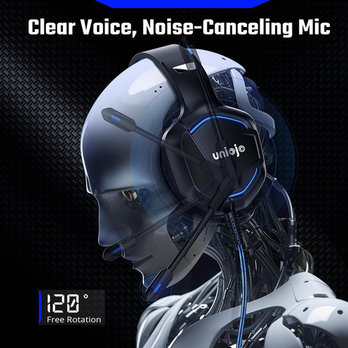 Micrófono De Cancelación De Ruido De Auriculares De Juego Un