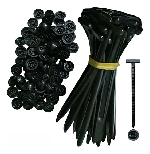 Brida De Plástico De Nailon Autoblocante F 100pc
