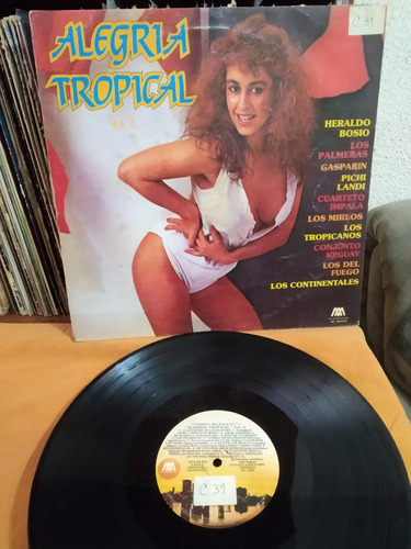 Alegria Tropical Vol 2 Pichi Palmeras Bosio Los Del Fuego Lp