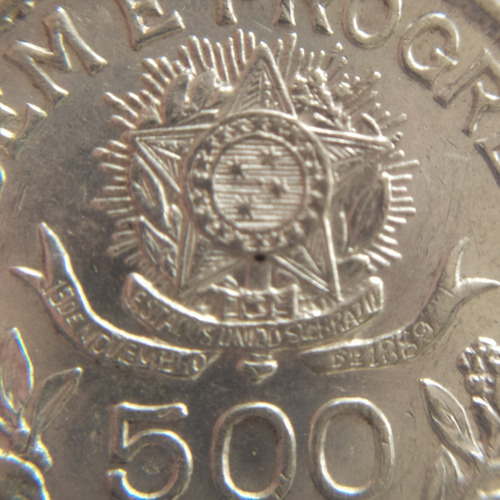 Moeda De Prata 500 Réis 1913 Estrelas Soltas Flor D Cunho Fc (Usado)