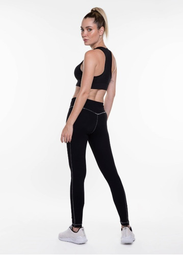 Calza Deportiva Ngx Modelo Legging Long Passenger  Negro 