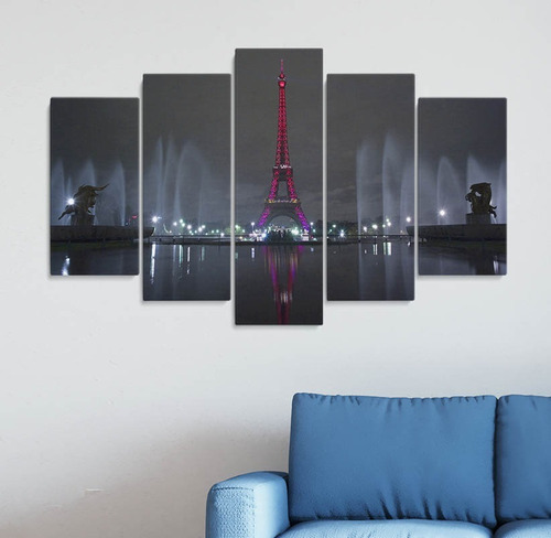 Cuadro Personalizado Torre Eiffel 60x100cm + Regalo