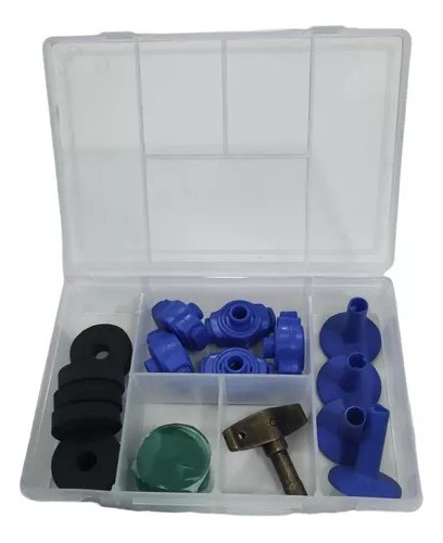 Kit Bateria Tuerca Rapida Felpa Bases Llave Arandela Gel