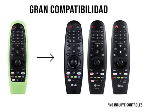 Imagen 3 de 10 de Funda Para Control LG Magic Silicon Case Protector