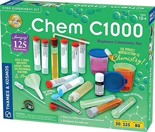 Juego De Quimica De 30 Pzs Para Niños Manual De Aprendizaje