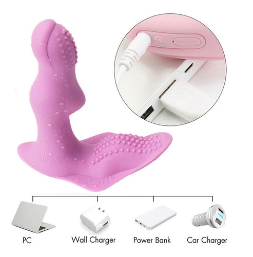 Imagen 9 de 10 de Bragas Masajeador Inalámbrico Wearable 10m Control Mariposa