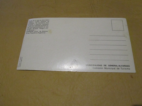 Tarjeta Postal Miramar (Usado)