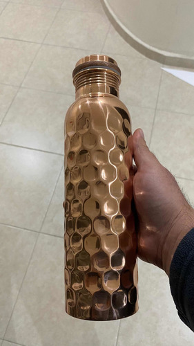 Imagen 6 de 6 de Botella De Cobre 1lt Sin Fugas, Antibacteriana, Ayurvédica