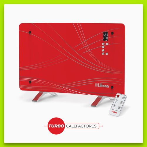Panel calefactor eléctrico Liliana PPV510 rojo y gris 220V-240V
