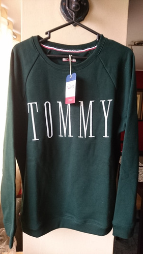 De Ocasión Sweatshirt De Mujer Tommy Hilfiger Nuevo Poleron!