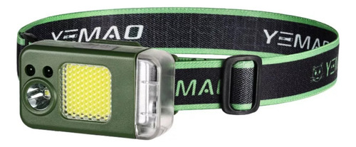 Linterna Bossney De Cabeza Con Sensor Encendedor Recargable