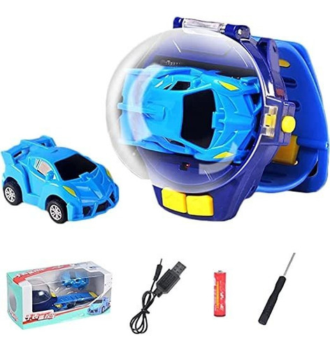 Niños Mini Dibujos Animados Rc Control Remoto Coche Reloj Ju