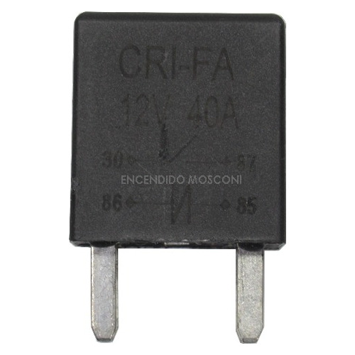 Mini Relay Micro Inversor 4 Terminales Finos 40amp 12v