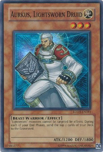 Aurkus, Druida Luminoso Super Raro Yugioh