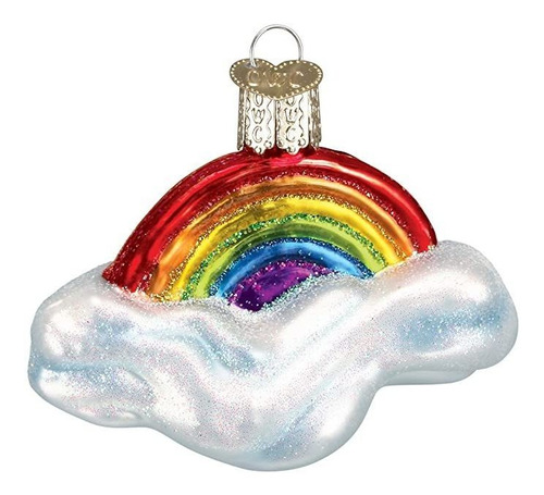 Viejo Mundo Del Arco Iris De Navidad - Adorno De Cristal Sop