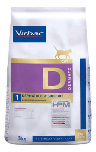 Hpm Virbac Cat Dermatology Support 3kg