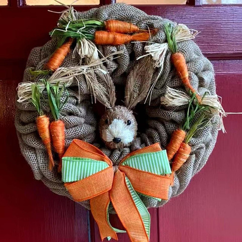 De Corona De Pascua For La Puerta Delantera Corona De