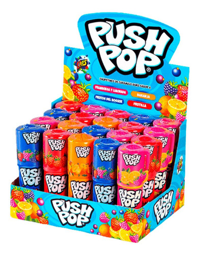 Push Pop Frutal X20 