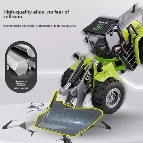 Juguete De Ingeniería Para Automóviles Con Rodillo Vibratori
